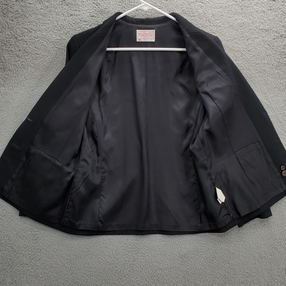 Vintage Pendleton Blazer Jacket Black Womens 10 P… - image 7